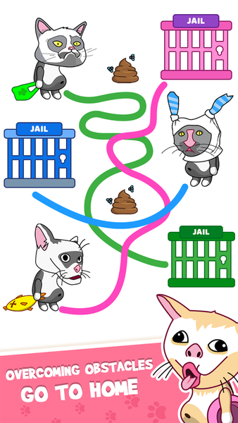 Draw Line To Home - عکس بازی موبایلی اندروید