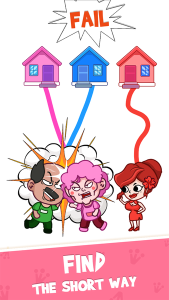 Draw Line To Home - عکس بازی موبایلی اندروید