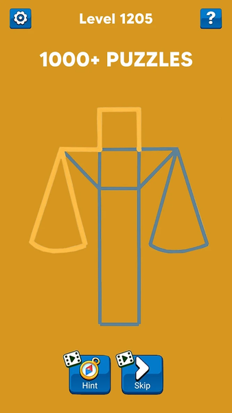 One Line: Drawing Puzzle Game - Gameplay image of android game