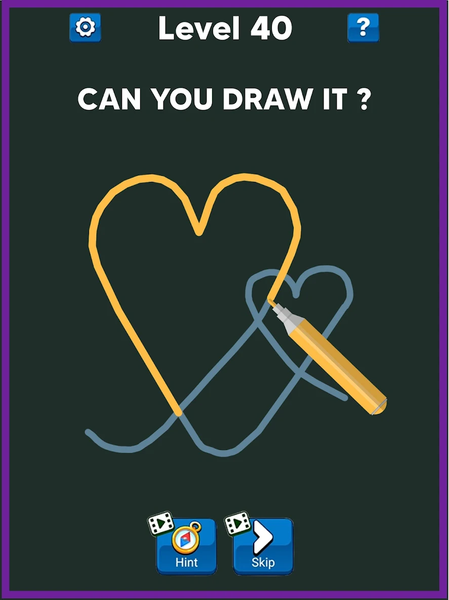 One Line: Drawing Puzzle Game - Gameplay image of android game