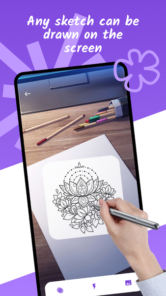 Painting Helper:Trace Sketches - عکس برنامه موبایلی اندروید