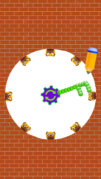 Draw 2 Break: Smash Evil Dog - Gameplay image of android game