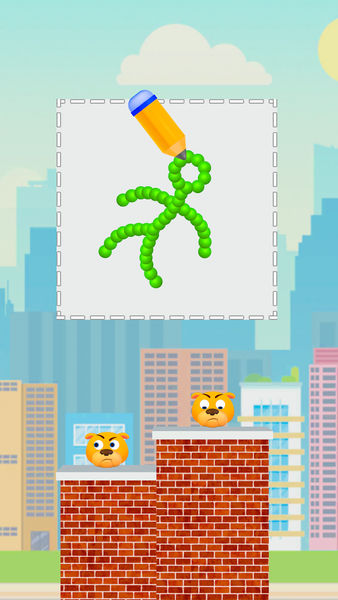 Draw 2 Break: Smash Evil Dog - Gameplay image of android game