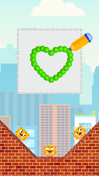 Draw 2 Break: Smash Evil Dog - Gameplay image of android game