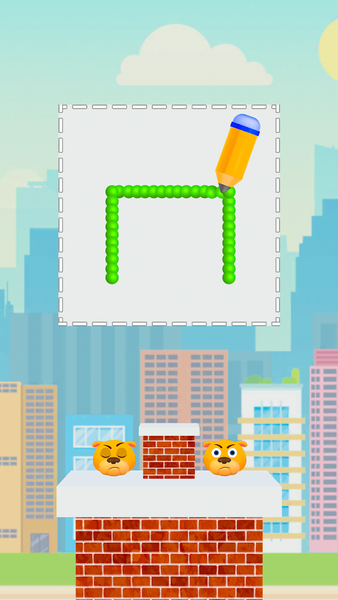 Draw 2 Break: Smash Evil Dog - Gameplay image of android game