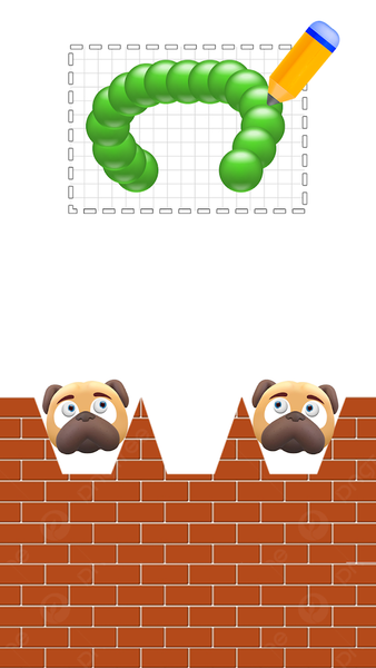 Draw 2 Break: Smash Evil Dog - Gameplay image of android game