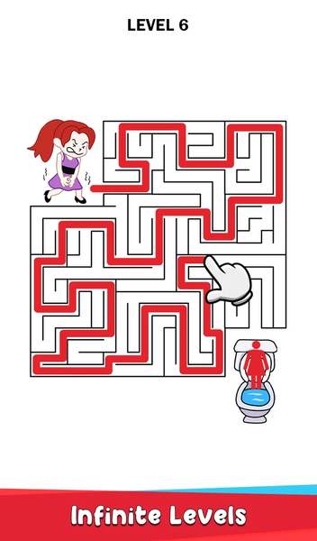 Toilet Rush Race: Draw Puzzle - عکس بازی موبایلی اندروید