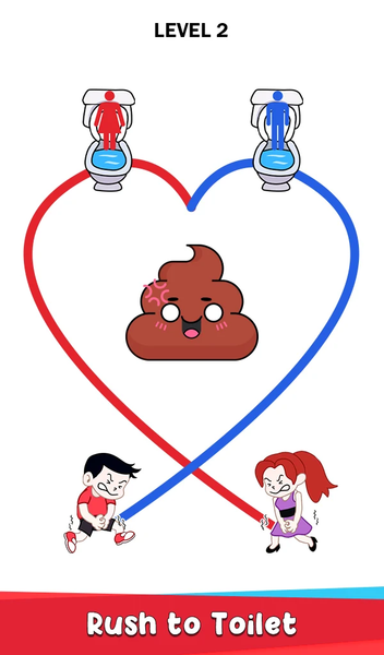 Toilet Rush Race: Draw Puzzle - عکس بازی موبایلی اندروید