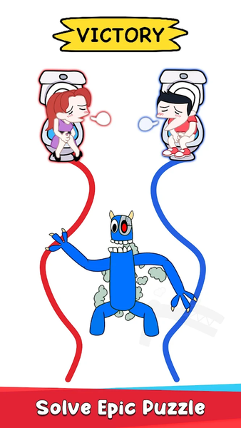 Toilet Rush Race: Draw Puzzle - عکس بازی موبایلی اندروید