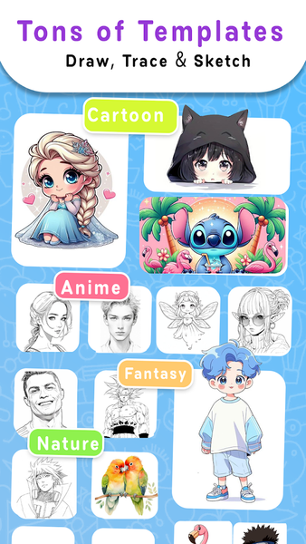 AR Camera Easy Drawing - عکس برنامه موبایلی اندروید