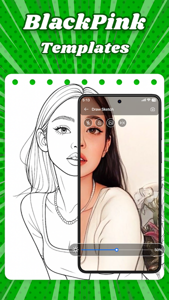 AR Anime Sketchbook Tracing - Image screenshot of android app