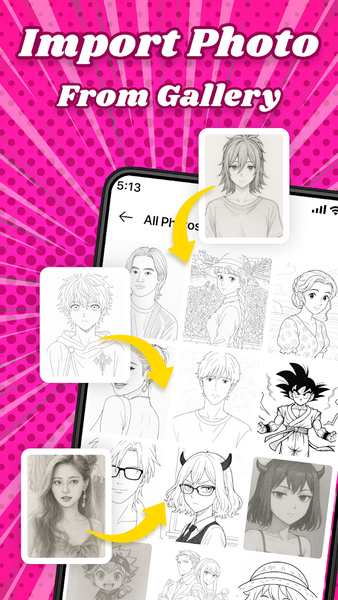 AR Anime Sketchbook Tracing - Image screenshot of android app