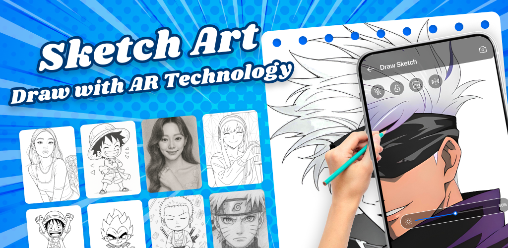 AR Anime Sketchbook Tracing - Image screenshot of android app