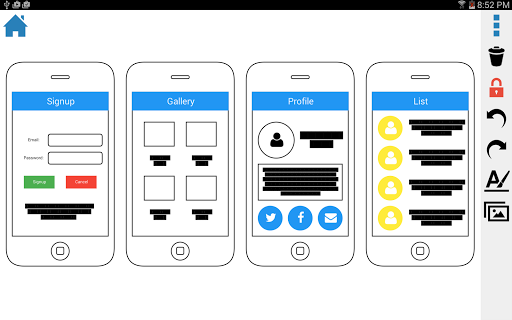 DrawExpress Diagram Lite - Image screenshot of android app