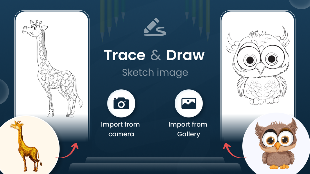 AI Drawing - Trace and Draw - عکس برنامه موبایلی اندروید