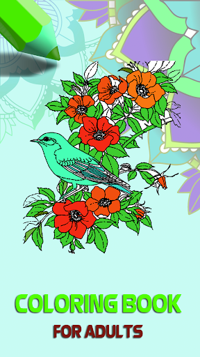 Coloring Book for Adult - Rangoli art game - Image screenshot of android app