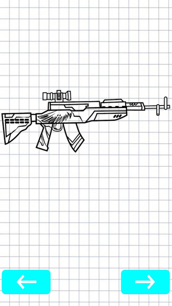 How to draw Fire weapons - عکس برنامه موبایلی اندروید