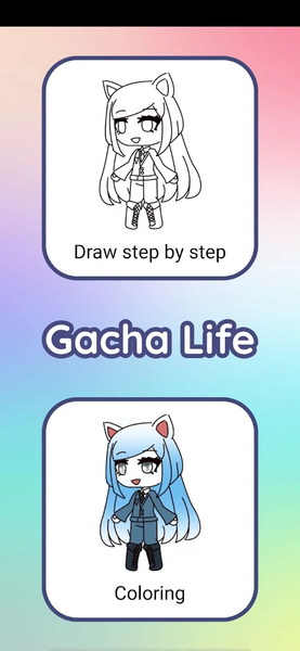 How to Draw Gacha Life - عکس برنامه موبایلی اندروید