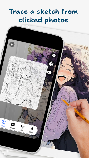 AR Anime Draw: Trace to Sketch - عکس برنامه موبایلی اندروید