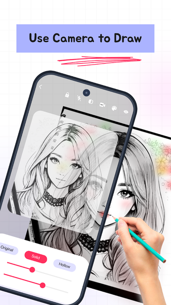 AR Drawing: Anime Sketch - عکس برنامه موبایلی اندروید