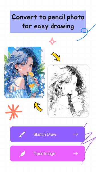 AR Drawing: Anime Sketch - عکس برنامه موبایلی اندروید