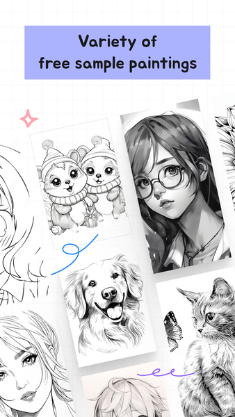AR Drawing: Anime Sketch - عکس برنامه موبایلی اندروید