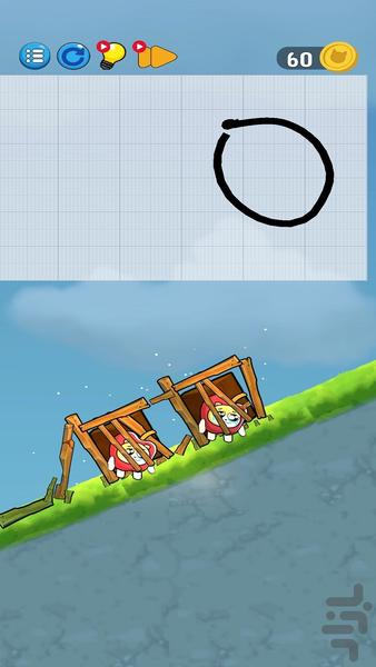 Draw To Save Cat - Gameplay image of android game