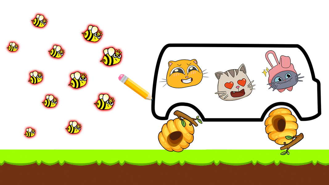 Save The Cat: Draw ۲ Save - عکس بازی موبایلی اندروید