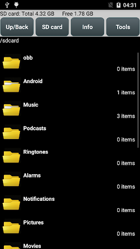 File Manager Light - عکس برنامه موبایلی اندروید