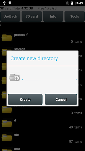 File Manager Light - عکس برنامه موبایلی اندروید