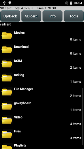 File Manager Light - عکس برنامه موبایلی اندروید