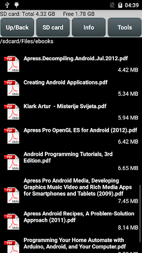 File Manager Light - عکس برنامه موبایلی اندروید