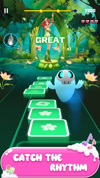 Dream Bounce Music Hop Rush - Gameplay image of android game