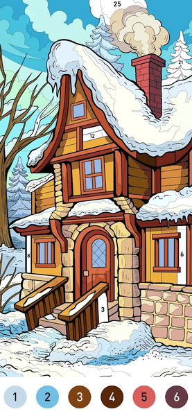 Dream Home Coloring book - Gameplay image of android game