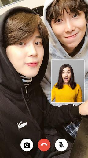 Bts Fake Call - Bts video call - Image screenshot of android app
