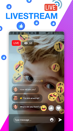 Funny KID Call Chat Prank - Image screenshot of android app