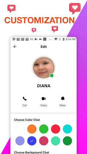 Funny KID Call Chat Prank - Image screenshot of android app