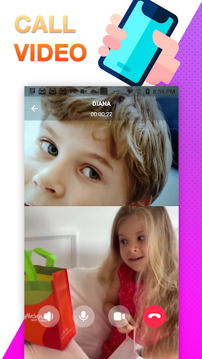 Funny KID Call Chat Prank - Image screenshot of android app