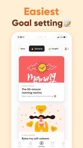 Dreamfora: AI Goal Setting - عکس برنامه موبایلی اندروید