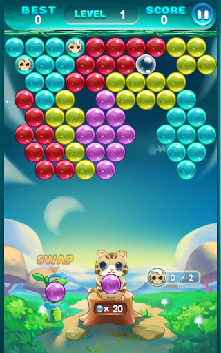 Bubble Cat - عکس بازی موبایلی اندروید