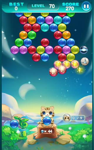 Bubble Cat - Gameplay image of android game