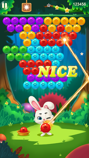 Rabbit Pop- Bubble Mania - Gameplay image of android game
