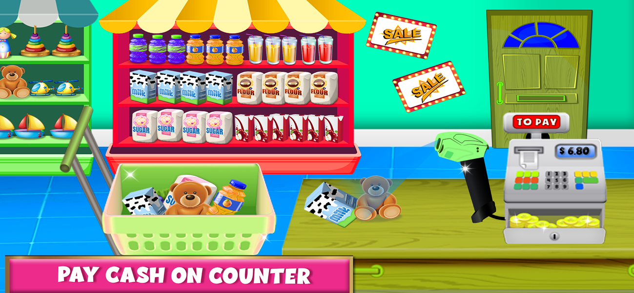 My Supermarket Cash Register - Gameplay image of android game