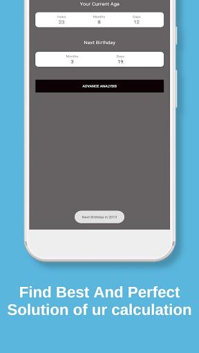 Age Calculator - Easy way to calculate Your age - Image screenshot of android app