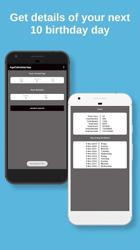 Age Calculator - Easy way to calculate Your age - Image screenshot of android app