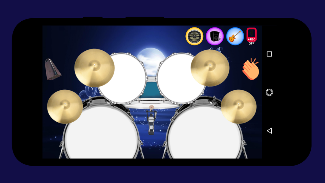 Drum Set - عکس برنامه موبایلی اندروید