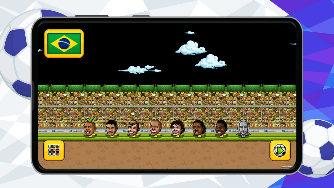 Dream Head Soccer - Gameplay image of android game