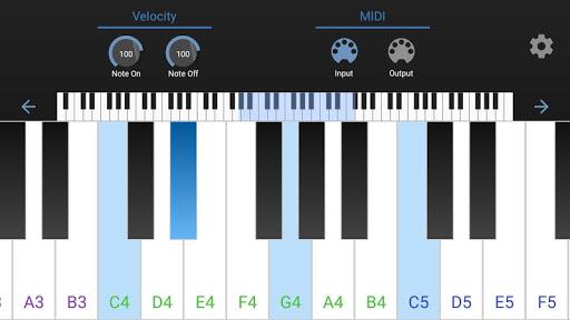 MIDI Keyboard - عکس برنامه موبایلی اندروید