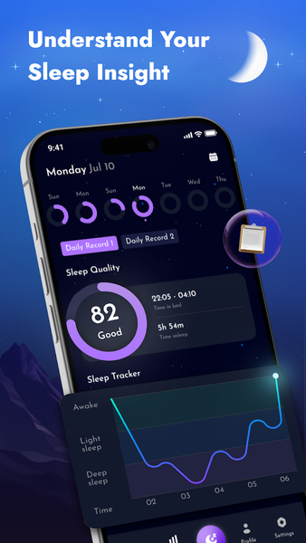 Sleep Tracker: White Noise - عکس برنامه موبایلی اندروید