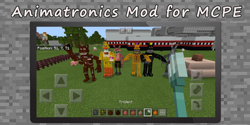 Animatronics Mod Minecraft - Gameplay image of android game